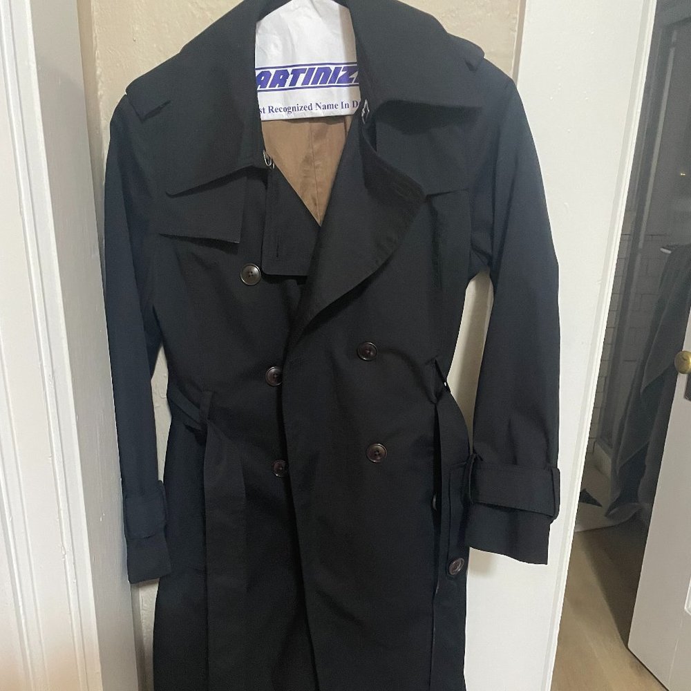 Banana Republic Petite Essential Trench Coat, Size PM